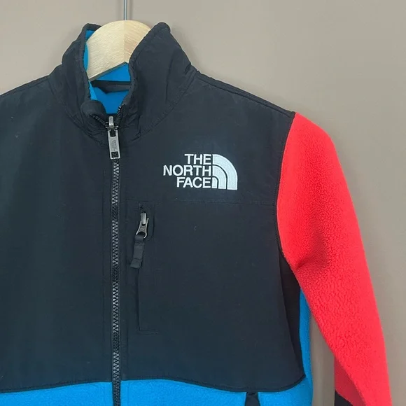{The North Face} Unisex Denali Fleece Polartec Jacket Colorblock - Youth Large - Picture 2 of 12